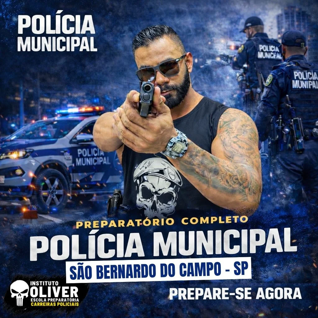 Capa do curso GCM São Bernardo do Campo - SP