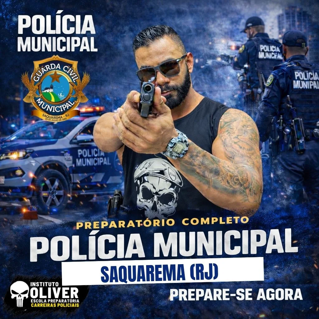 Capa do curso GCM Saquarema - RJ