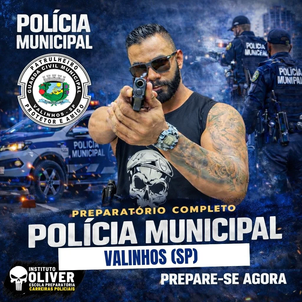 Capa do curso GCM Valinhos - SP